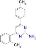 4-(2-methylphenyl)-6-(4-methylphenyl)pyrimidin-2-amine