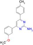 4-(3-methoxyphenyl)-6-(4-methylphenyl)pyrimidin-2-amine