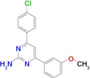 4-(4-chlorophenyl)-6-(3-methoxyphenyl)pyrimidin-2-amine