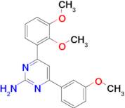 4-(2,3-dimethoxyphenyl)-6-(3-methoxyphenyl)pyrimidin-2-amine