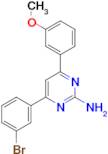 4-(3-bromophenyl)-6-(3-methoxyphenyl)pyrimidin-2-amine