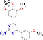 4-(3-methoxyphenyl)-6-(3,4,5-trimethoxyphenyl)pyrimidin-2-amine