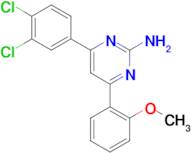 4-(3,4-dichlorophenyl)-6-(2-methoxyphenyl)pyrimidin-2-amine