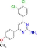 4-(3,4-dichlorophenyl)-6-(4-methoxyphenyl)pyrimidin-2-amine