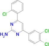 4-(2-chlorophenyl)-6-(3,4-dichlorophenyl)pyrimidin-2-amine