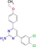 4-(3,4-dichlorophenyl)-6-(4-ethoxyphenyl)pyrimidin-2-amine