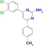 4-(3,4-dichlorophenyl)-6-(4-methylphenyl)pyrimidin-2-amine