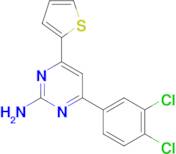 4-(3,4-dichlorophenyl)-6-(thiophen-2-yl)pyrimidin-2-amine