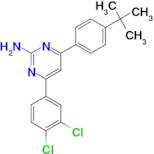 4-(4-tert-butylphenyl)-6-(3,4-dichlorophenyl)pyrimidin-2-amine