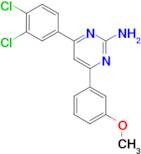 4-(3,4-dichlorophenyl)-6-(3-methoxyphenyl)pyrimidin-2-amine