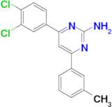 4-(3,4-dichlorophenyl)-6-(3-methylphenyl)pyrimidin-2-amine