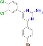 4-(4-bromophenyl)-6-(3,4-dichlorophenyl)pyrimidin-2-amine