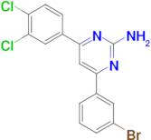 4-(3-bromophenyl)-6-(3,4-dichlorophenyl)pyrimidin-2-amine