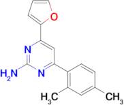 4-(2,4-dimethylphenyl)-6-(furan-2-yl)pyrimidin-2-amine