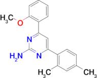 4-(2,4-dimethylphenyl)-6-(2-methoxyphenyl)pyrimidin-2-amine