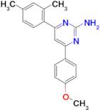 4-(2,4-dimethylphenyl)-6-(4-methoxyphenyl)pyrimidin-2-amine