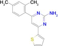 4-(2,4-dimethylphenyl)-6-(thiophen-2-yl)pyrimidin-2-amine