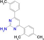 4-(2,4-dimethylphenyl)-6-(3-methylphenyl)pyrimidin-2-amine