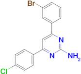 4-(3-bromophenyl)-6-(4-chlorophenyl)pyrimidin-2-amine