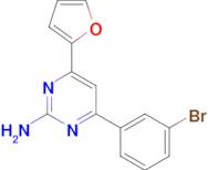 4-(3-bromophenyl)-6-(furan-2-yl)pyrimidin-2-amine