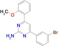 4-(3-bromophenyl)-6-(2-methoxyphenyl)pyrimidin-2-amine