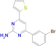 4-(3-bromophenyl)-6-(thiophen-2-yl)pyrimidin-2-amine
