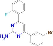 4-(3-bromophenyl)-6-(2-fluorophenyl)pyrimidin-2-amine