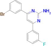 4-(3-bromophenyl)-6-(3-fluorophenyl)pyrimidin-2-amine