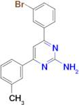 4-(3-bromophenyl)-6-(3-methylphenyl)pyrimidin-2-amine