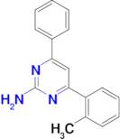 4-(2-methylphenyl)-6-phenylpyrimidin-2-amine