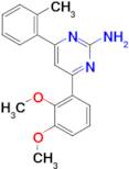 4-(2,3-dimethoxyphenyl)-6-(2-methylphenyl)pyrimidin-2-amine