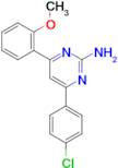 4-(4-chlorophenyl)-6-(2-methoxyphenyl)pyrimidin-2-amine