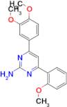 4-(3,4-dimethoxyphenyl)-6-(2-methoxyphenyl)pyrimidin-2-amine