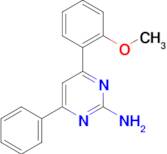 4-(2-methoxyphenyl)-6-phenylpyrimidin-2-amine