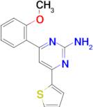 4-(2-methoxyphenyl)-6-(thiophen-2-yl)pyrimidin-2-amine