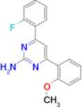 4-(2-fluorophenyl)-6-(2-methoxyphenyl)pyrimidin-2-amine