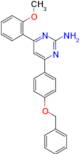 4-[4-(benzyloxy)phenyl]-6-(2-methoxyphenyl)pyrimidin-2-amine