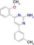 4-(2-methoxyphenyl)-6-(3-methylphenyl)pyrimidin-2-amine