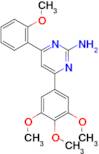 4-(2-methoxyphenyl)-6-(3,4,5-trimethoxyphenyl)pyrimidin-2-amine