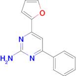 4-(furan-2-yl)-6-phenylpyrimidin-2-amine