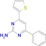 4-phenyl-6-(thiophen-2-yl)pyrimidin-2-amine