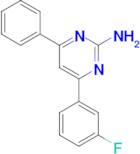 4-(3-fluorophenyl)-6-phenylpyrimidin-2-amine