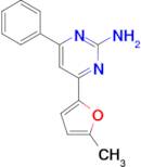 4-(5-methylfuran-2-yl)-6-phenylpyrimidin-2-amine