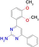 4-(2,3-dimethoxyphenyl)-6-phenylpyrimidin-2-amine