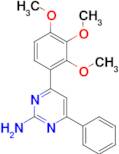 4-phenyl-6-(2,3,4-trimethoxyphenyl)pyrimidin-2-amine