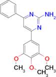 4-phenyl-6-(3,4,5-trimethoxyphenyl)pyrimidin-2-amine