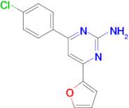 4-(4-chlorophenyl)-6-(furan-2-yl)pyrimidin-2-amine