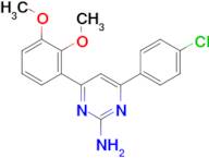 4-(4-chlorophenyl)-6-(2,3-dimethoxyphenyl)pyrimidin-2-amine