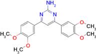 4,6-bis(3,4-dimethoxyphenyl)pyrimidin-2-amine