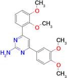 4-(2,3-dimethoxyphenyl)-6-(3,4-dimethoxyphenyl)pyrimidin-2-amine